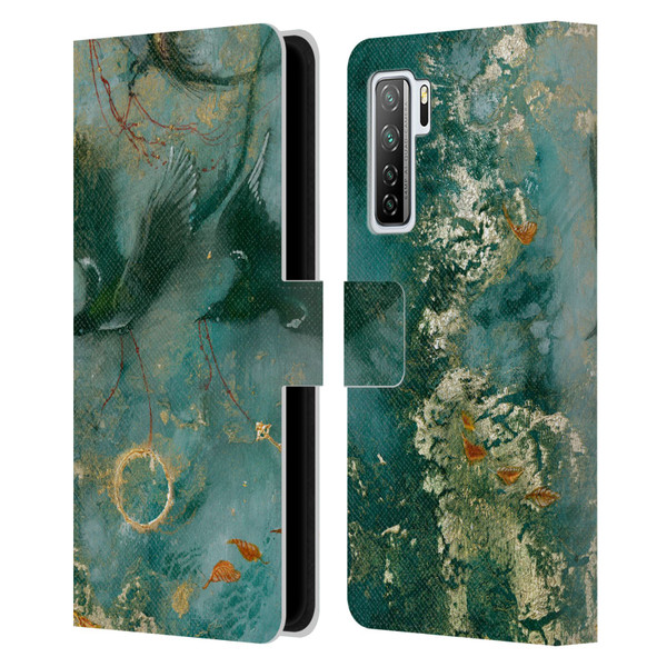 Stephanie Law Birds Three Fates Leather Book Wallet Case Cover For Huawei Nova 7 SE/P40 Lite 5G