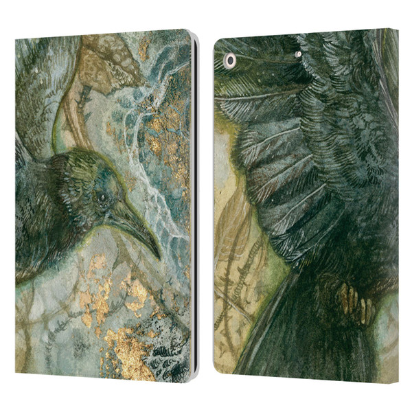 Stephanie Law Birds Detached Shadow Leather Book Wallet Case Cover For Apple iPad 10.2 2019/2020/2021