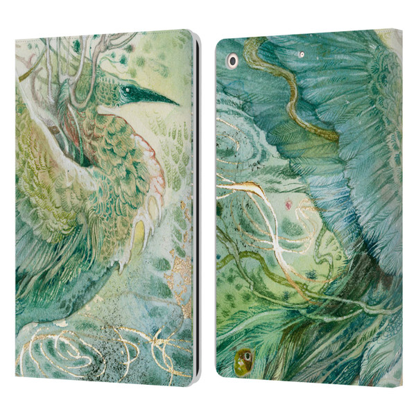 Stephanie Law Birds Phoenix Leather Book Wallet Case Cover For Apple iPad 10.2 2019/2020/2021