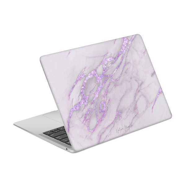 Nature Magick Marble Metallics Purple Vinyl Sticker Skin Decal Cover for Apple MacBook Air 13.3" A1932/A2179