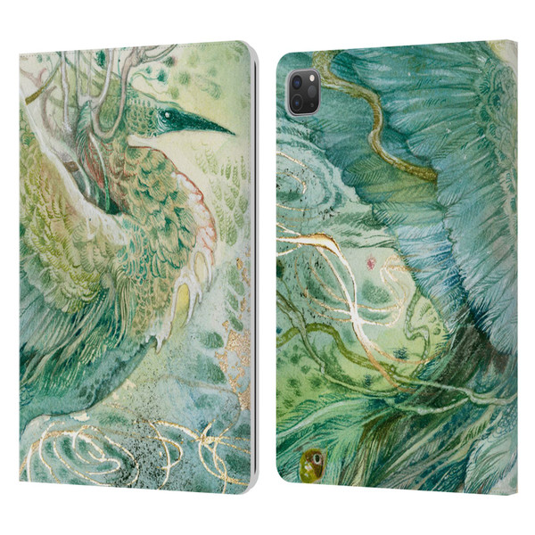 Stephanie Law Birds Phoenix Leather Book Wallet Case Cover For Apple iPad Pro 11 2020 / 2021 / 2022