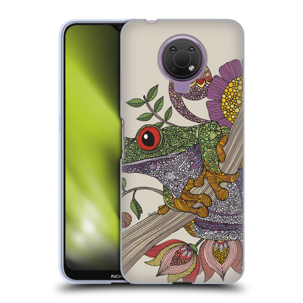 Valentina Animals And Floral Frog Soft Gel Case for Nokia G10