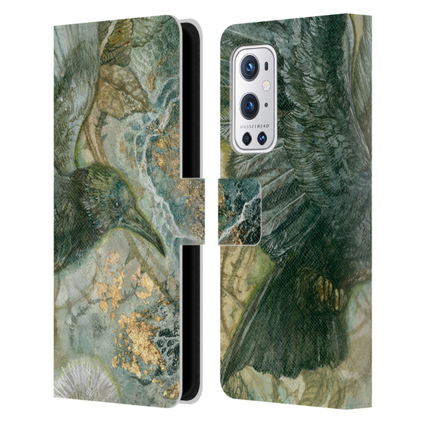 Stephanie Law Birds Detached Shadow Leather Book Wallet Case Cover For OnePlus 9 Pro