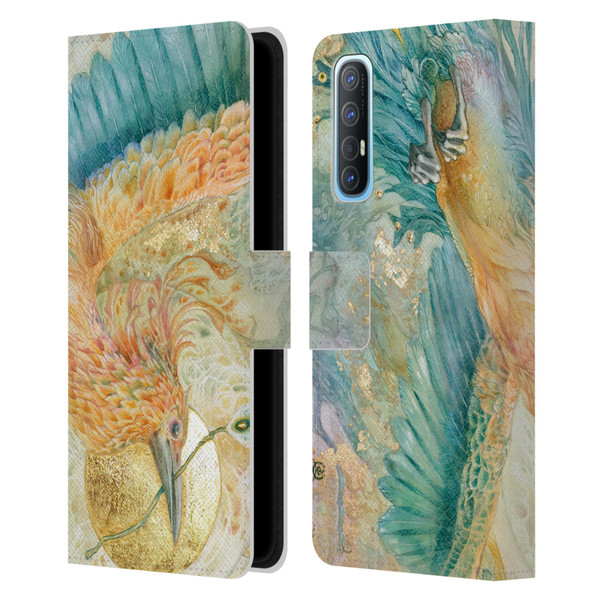 Stephanie Law Birds The Blue Above Leather Book Wallet Case Cover For OPPO Find X2 Neo 5G