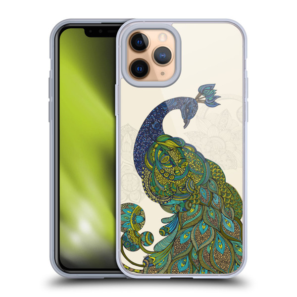 Valentina Birds Peacock Tail Soft Gel Case for Apple iPhone 11 Pro