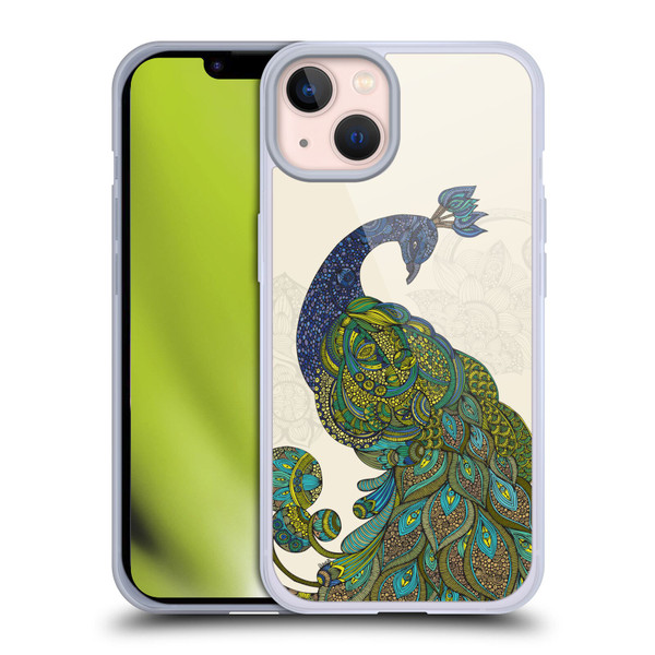 Valentina Birds Peacock Tail Soft Gel Case for Apple iPhone 13