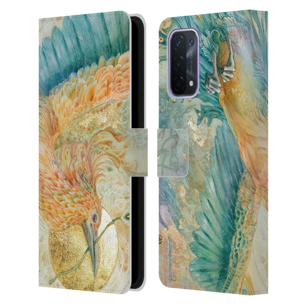 Stephanie Law Birds The Blue Above Leather Book Wallet Case Cover For OPPO A54 5G
