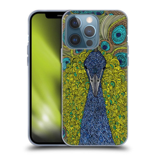 Valentina Birds The Peacock Soft Gel Case for Apple iPhone 13 Pro