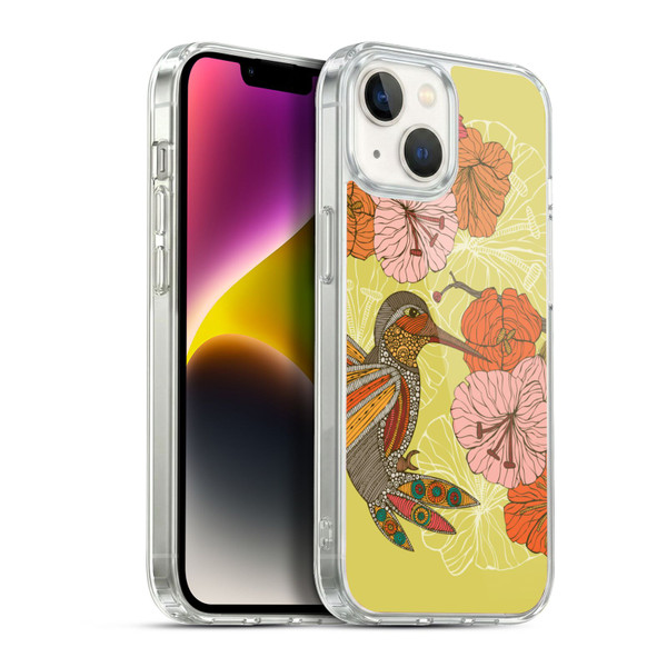 Valentina Birds Hummingbird Flower Soft Gel Case for Apple iPhone 14