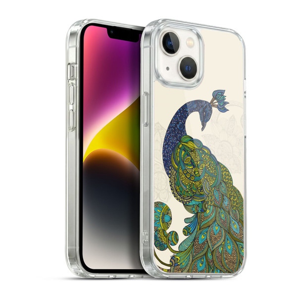 Valentina Birds Peacock Tail Soft Gel Case for Apple iPhone 14