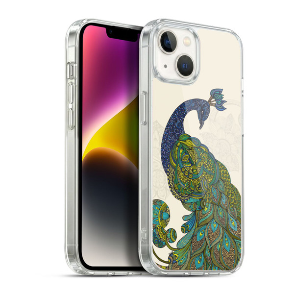 Valentina Birds Peacock Tail Soft Gel Case for Apple iPhone 14 Plus & MagSafe