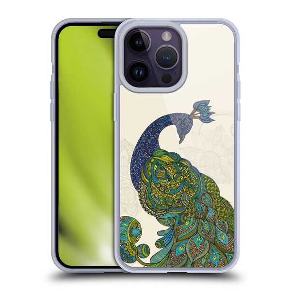 Valentina Birds Peacock Tail Soft Gel Case for Apple iPhone 14 Pro Max