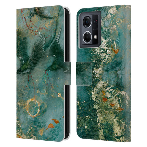 Stephanie Law Birds Three Fates Leather Book Wallet Case Cover For OPPO Reno8 4G