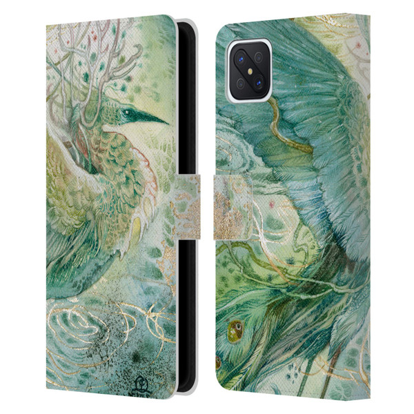 Stephanie Law Birds Phoenix Leather Book Wallet Case Cover For OPPO Reno4 Z 5G