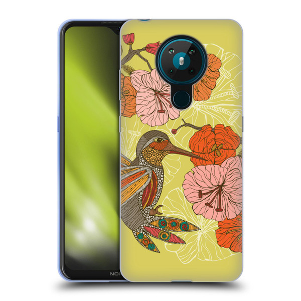 Valentina Birds Hummingbird Flower Soft Gel Case for Nokia 5.3