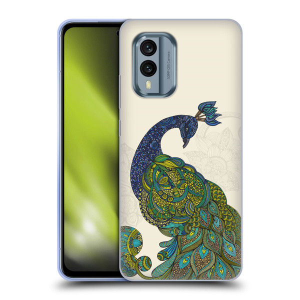 Valentina Birds Peacock Tail Soft Gel Case for Nokia X30