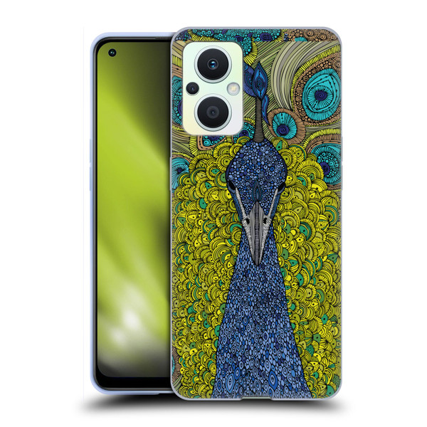 Valentina Birds The Peacock Soft Gel Case for OPPO Reno8 Lite