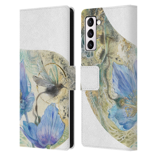 Stephanie Law Birds Flourish Leather Book Wallet Case Cover For Samsung Galaxy S21+ 5G