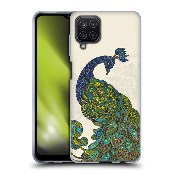 Valentina Birds Peacock Tail Soft Gel Case for Samsung Galaxy A12 (2020)