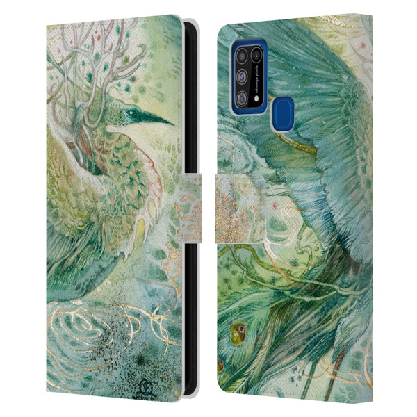 Stephanie Law Birds Phoenix Leather Book Wallet Case Cover For Samsung Galaxy M31 (2020)
