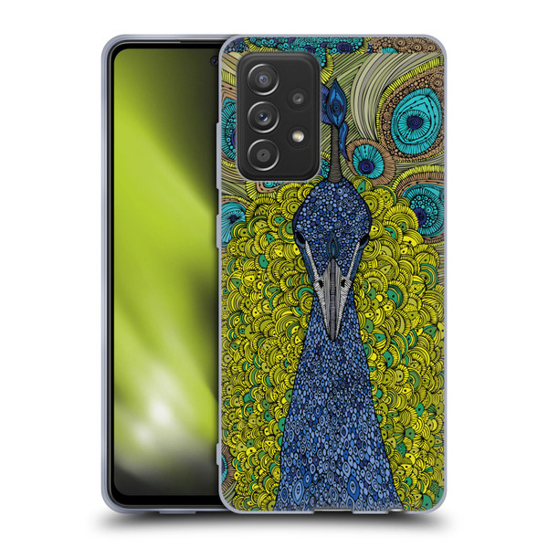 Valentina Birds The Peacock Soft Gel Case for Samsung Galaxy A52 / A52s / 5G (2021)