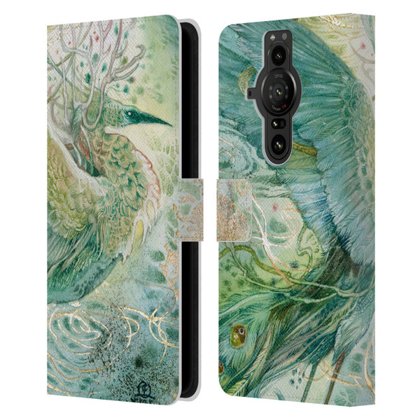 Stephanie Law Birds Phoenix Leather Book Wallet Case Cover For Sony Xperia Pro-I