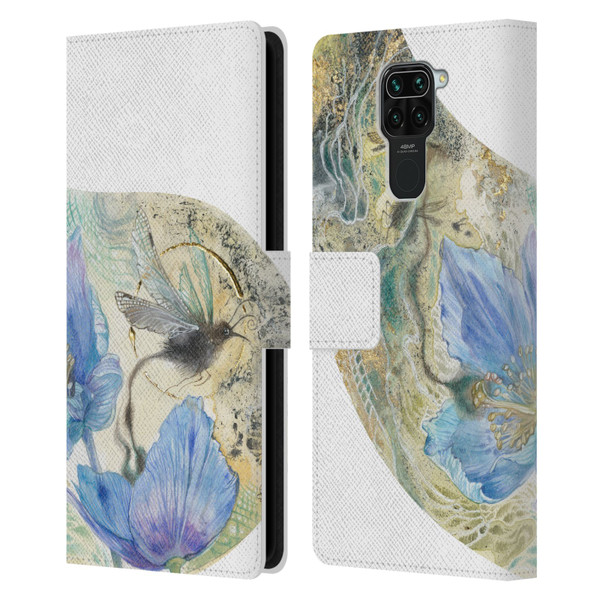 Stephanie Law Birds Flourish Leather Book Wallet Case Cover For Xiaomi Redmi Note 9 / Redmi 10X 4G