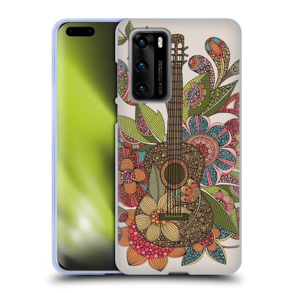 Valentina Bloom Ever Guitar Soft Gel Case for Huawei P40 5G