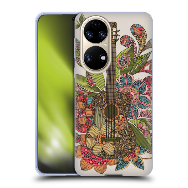Valentina Bloom Ever Guitar Soft Gel Case for Huawei P50