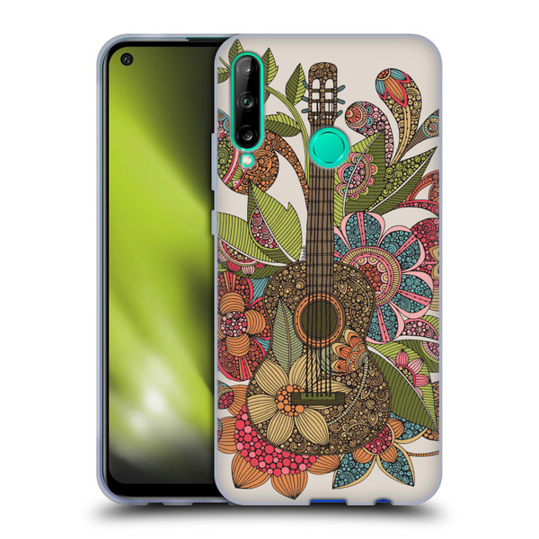 Valentina Bloom Ever Guitar Soft Gel Case for Huawei P40 lite E