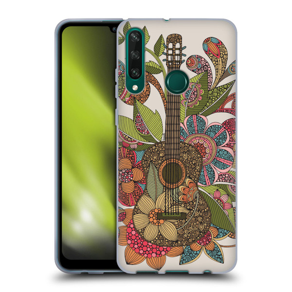 Valentina Bloom Ever Guitar Soft Gel Case for Huawei Y6p