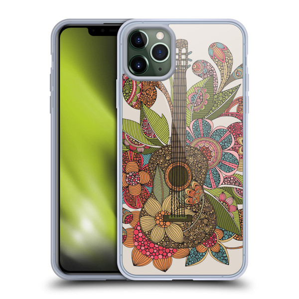 Valentina Bloom Ever Guitar Soft Gel Case for Apple iPhone 11 Pro Max