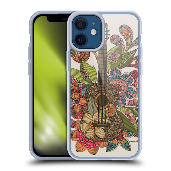 Valentina Bloom Ever Guitar Soft Gel Case for Apple iPhone 12 Mini
