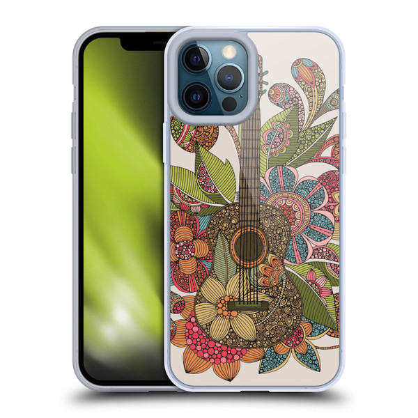 Valentina Bloom Ever Guitar Soft Gel Case for Apple iPhone 12 Pro Max