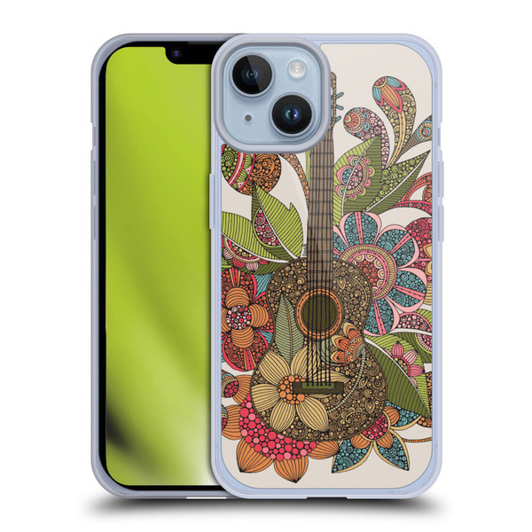 Valentina Bloom Ever Guitar Soft Gel Case for Apple iPhone 14