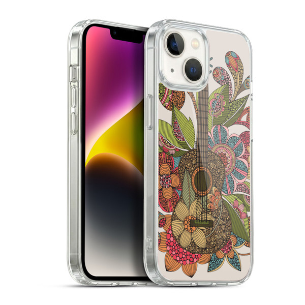 Valentina Bloom Ever Guitar Soft Gel Case for Apple iPhone 14