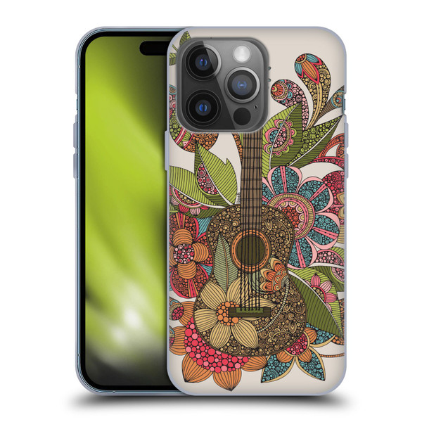 Valentina Bloom Ever Guitar Soft Gel Case for Apple iPhone 14 Pro