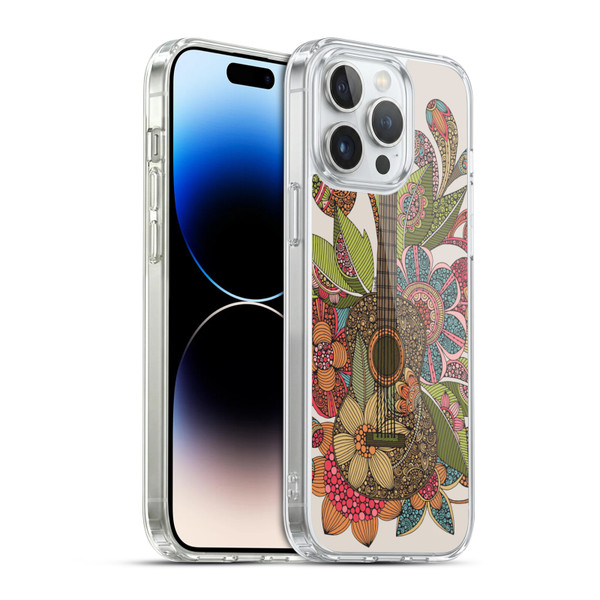 Valentina Bloom Ever Guitar Soft Gel Case for Apple iPhone 14 Pro Max & MagSafe