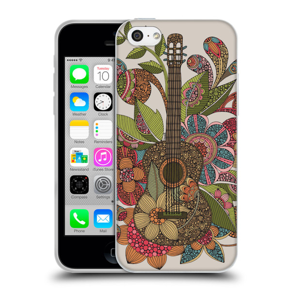 Valentina Bloom Ever Guitar Soft Gel Case for Apple iPhone 5c