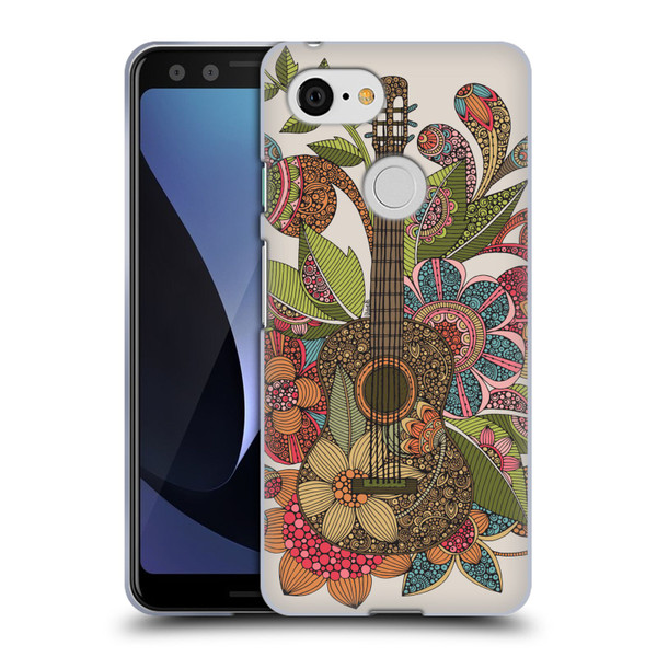 Valentina Bloom Ever Guitar Soft Gel Case for Google Pixel 3