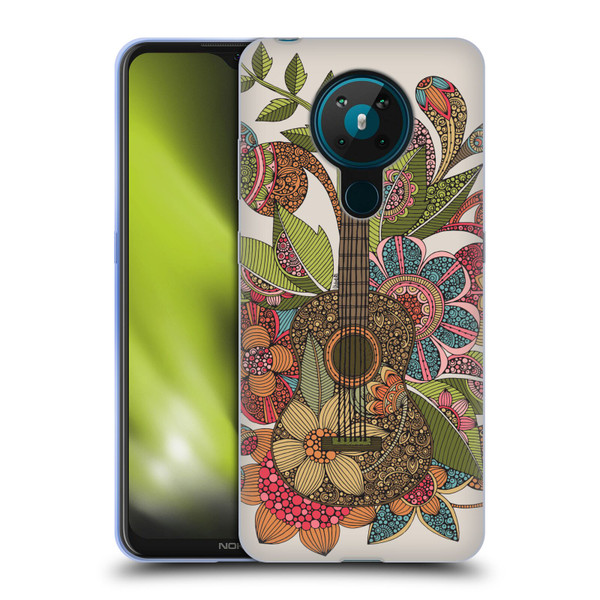 Valentina Bloom Ever Guitar Soft Gel Case for Nokia 5.3