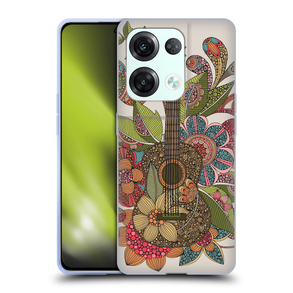 Valentina Bloom Ever Guitar Soft Gel Case for OPPO Reno8 Pro