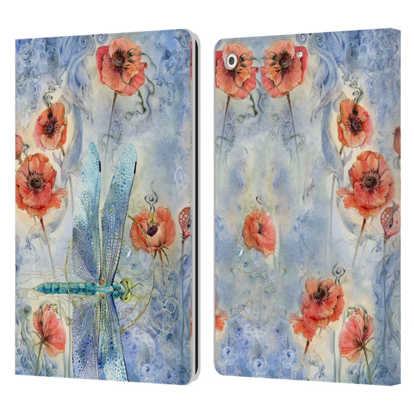 Stephanie Law Immortal Ephemera When Flowers Dream Leather Book Wallet Case Cover For Apple iPad 10.2 2019/2020/2021