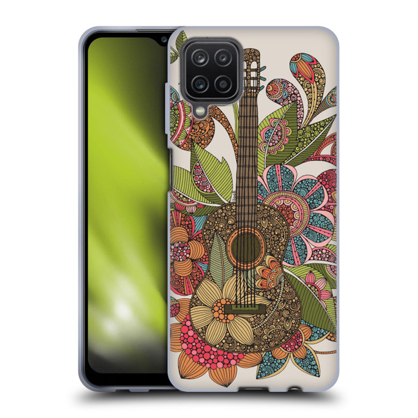 Valentina Bloom Ever Guitar Soft Gel Case for Samsung Galaxy A12 (2020)