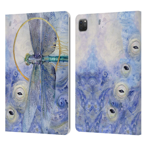 Stephanie Law Immortal Ephemera Dragonfly Leather Book Wallet Case Cover For Apple iPad Pro 11 2020 / 2021 / 2022