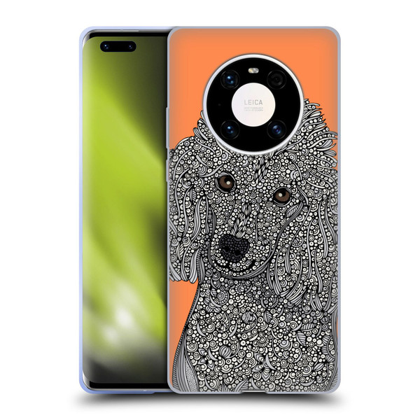 Valentina Dogs Poodle Soft Gel Case for Huawei Mate 40 Pro 5G