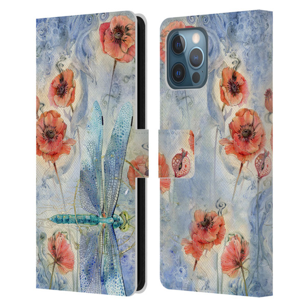 Stephanie Law Immortal Ephemera When Flowers Dream Leather Book Wallet Case Cover For Apple iPhone 12 Pro Max