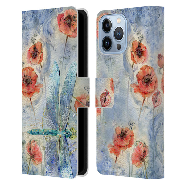 Stephanie Law Immortal Ephemera When Flowers Dream Leather Book Wallet Case Cover For Apple iPhone 13 Pro Max