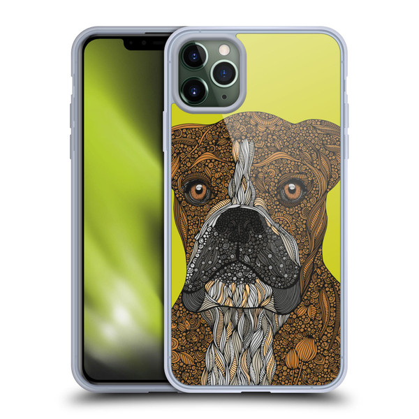 Valentina Dogs Boxer Soft Gel Case for Apple iPhone 11 Pro Max