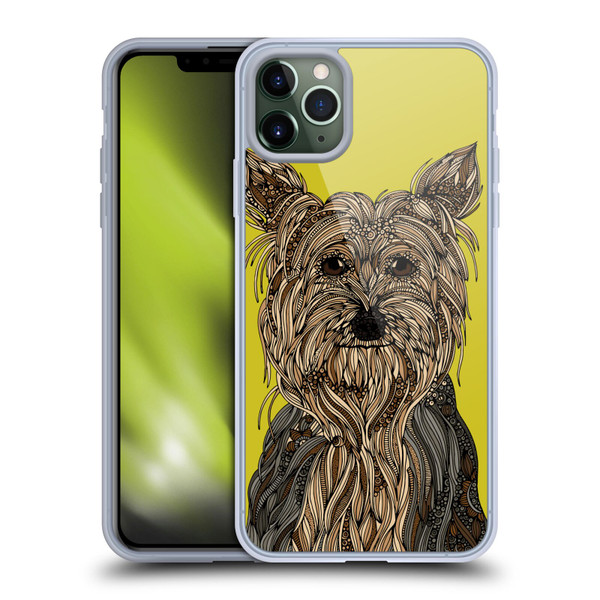Valentina Dogs Yorkshire Terrier Soft Gel Case for Apple iPhone 11 Pro Max